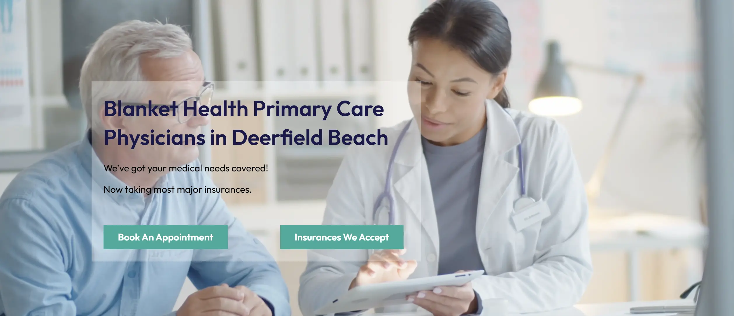 My Blanket Health website preview