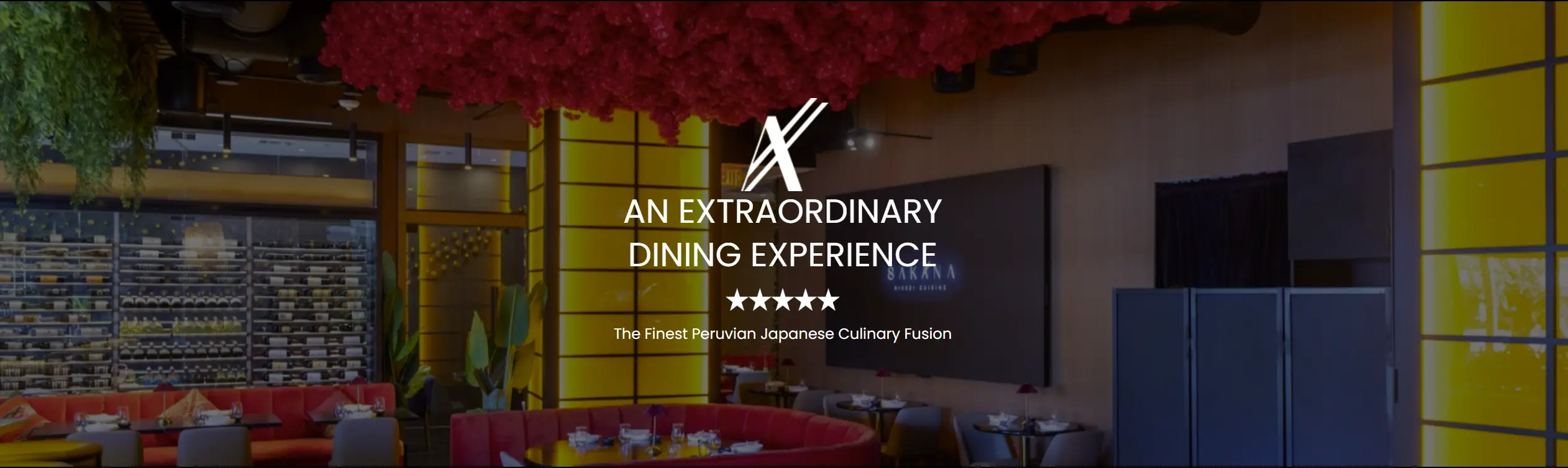 Sakana Nikkei Restaurants website preview