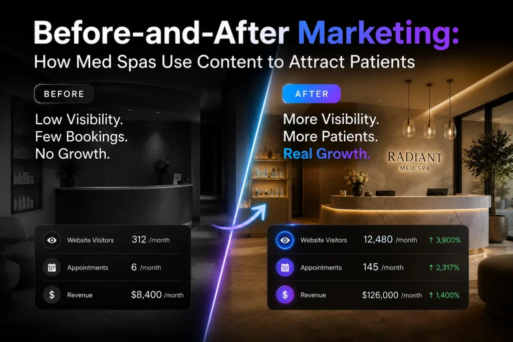 Before-and-After Marketing: How Med Spas Use Content to Attract Patients