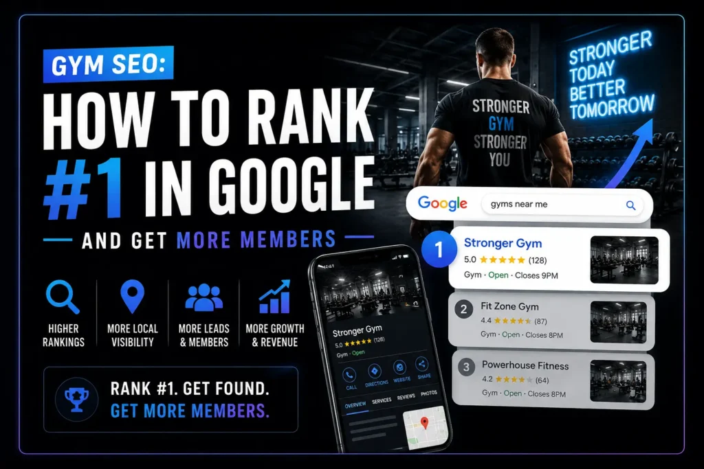 Gym SEO-How to Rank 1 in Google and Get More Members