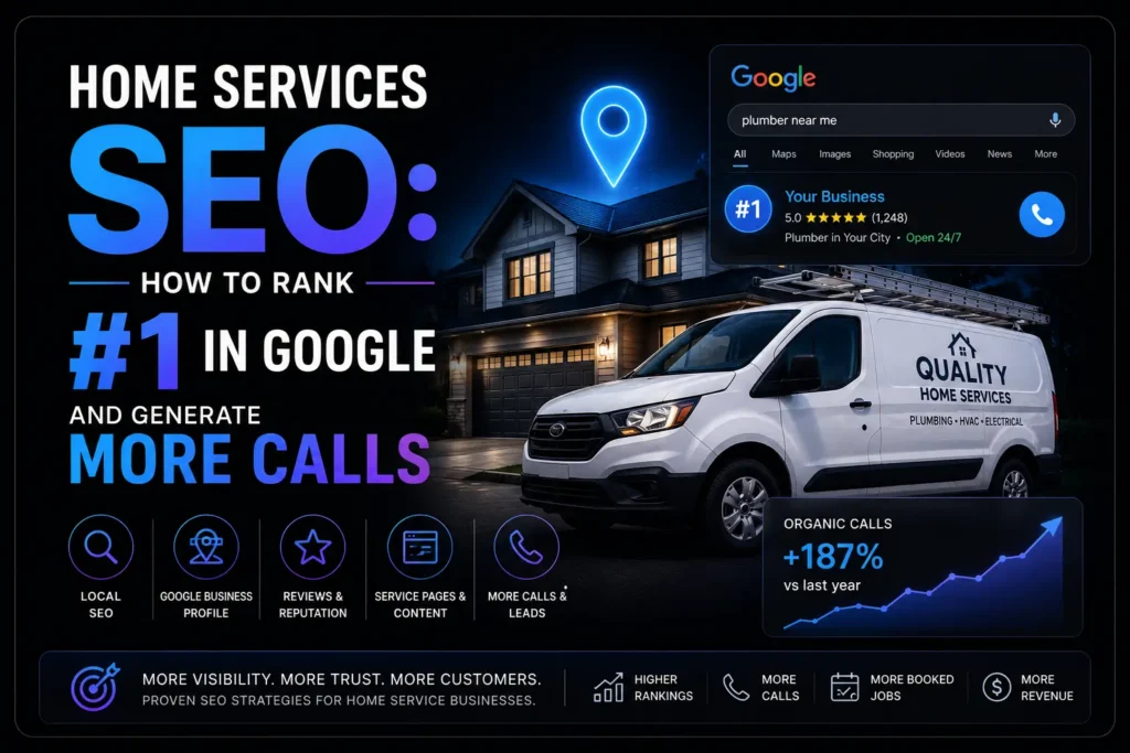 Home Services SEO-How to Rank #1 in Google and Generate More Calls