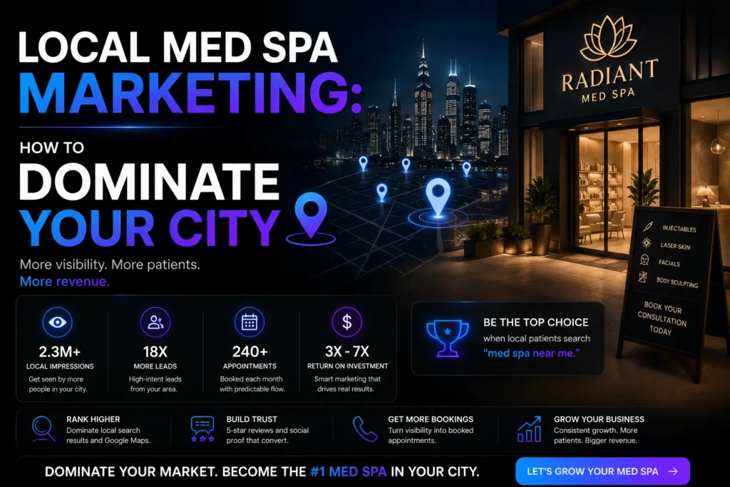 Local Med Spa Marketing How to Dominate Your City