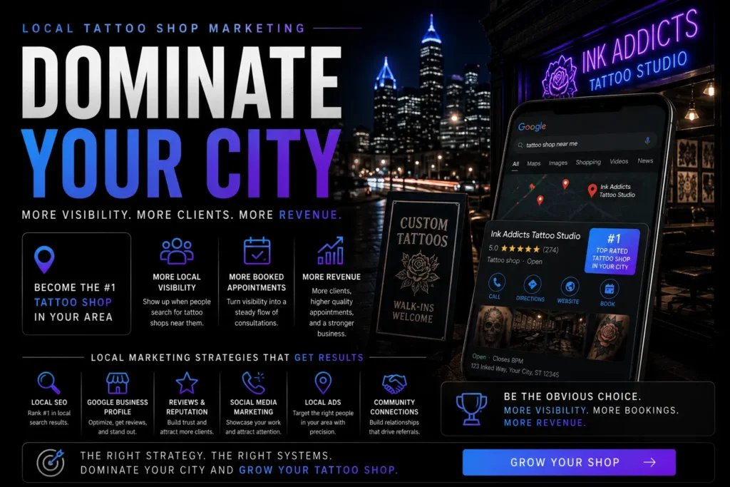 Local Tattoo Shop Marketing How to Dominate Your City