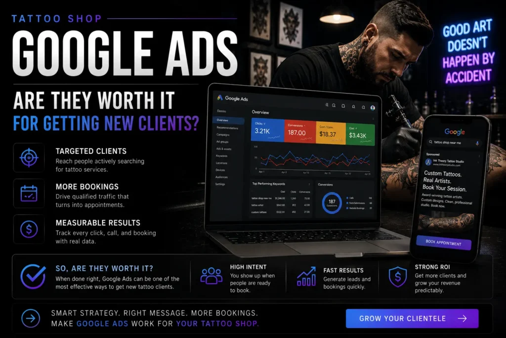 Tattoo Shop Google Ads Are They Worth It for Getting New Clients