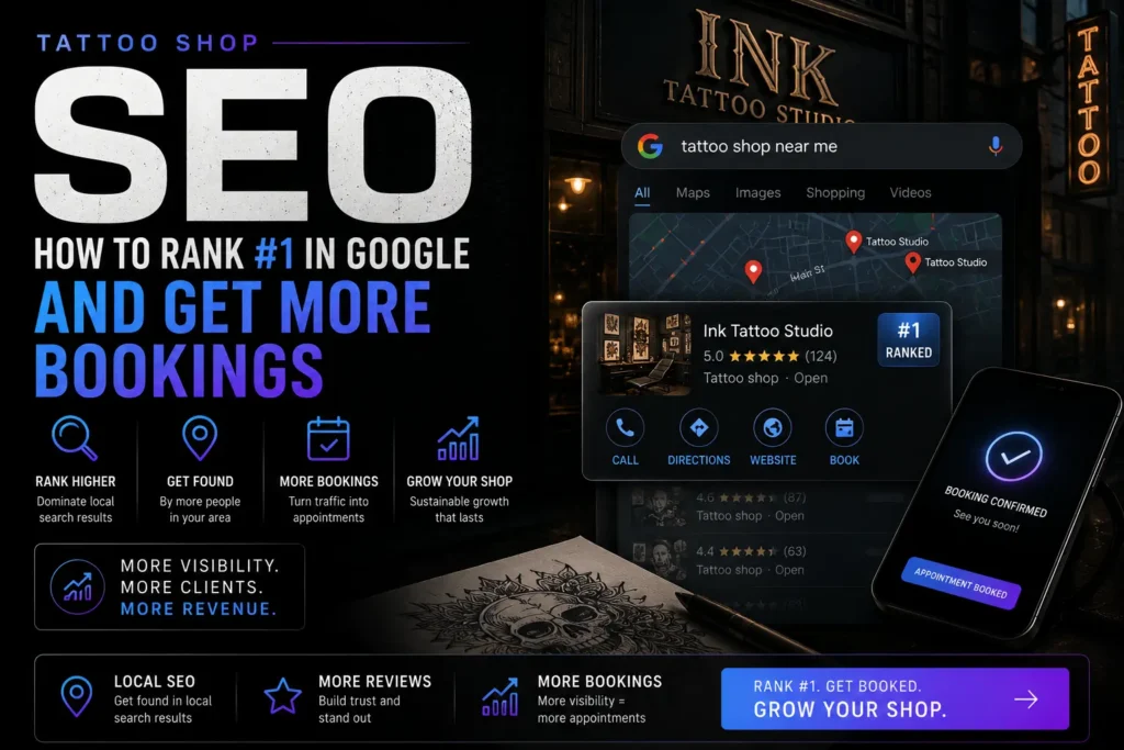 Tattoo Shop SEO How to Rank #1 in Google and Get More Bookings
