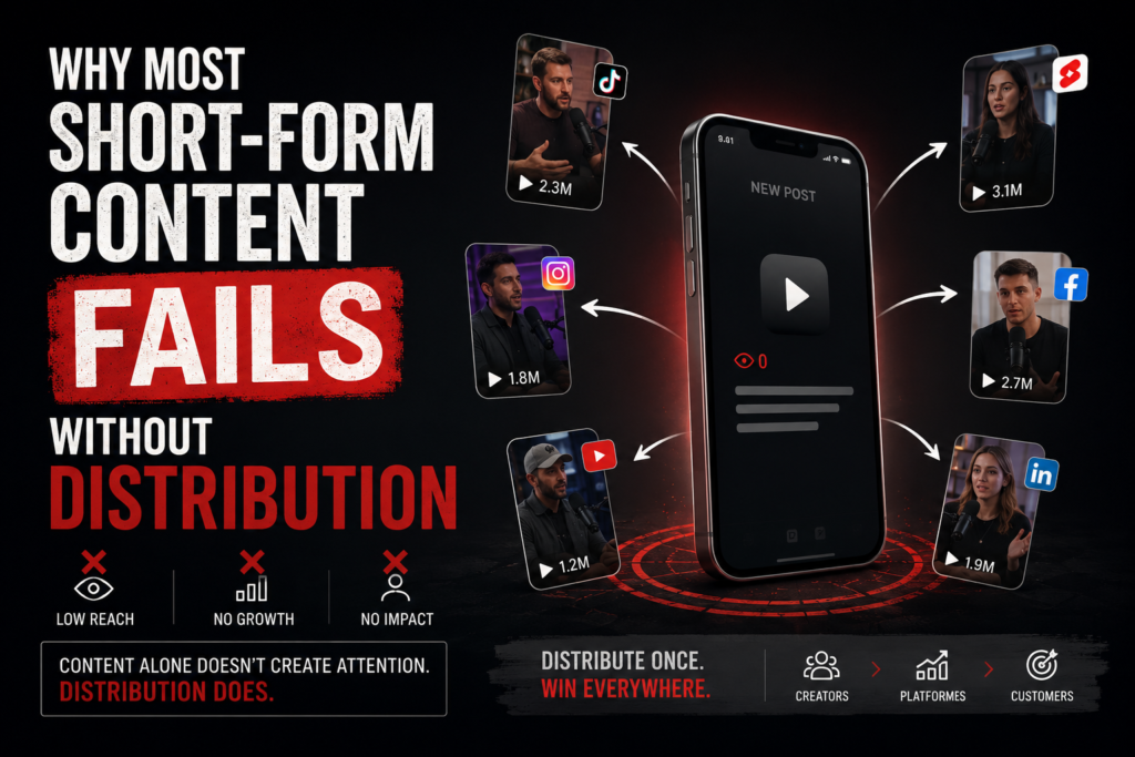 Why Most Short-Form Content Fails Without Distribution